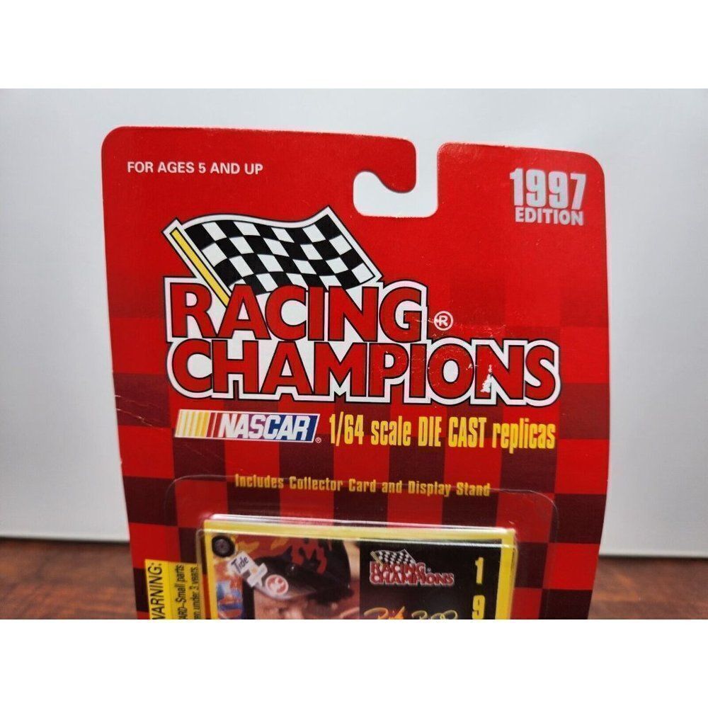 1997 Edition Racing Champions 1:64 Ricky Rudd Ford Tide #10 With Card & Stand - Picture 2 of 11